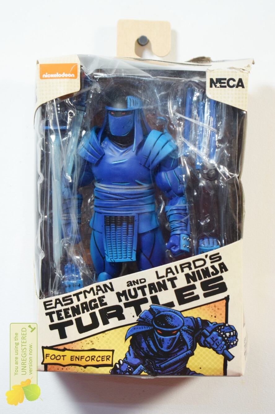 NECA Teenage Mutant Ninja Turtles Foot Enforcer 7" Action Figure (Pack Wear)